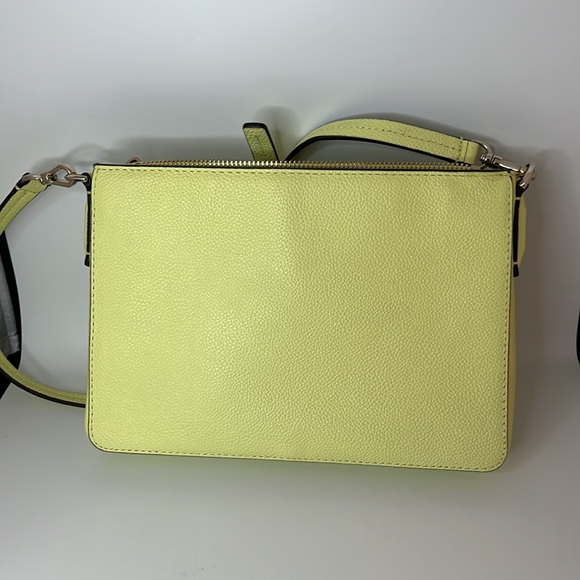 Kate Spade yellow saffiano leather crossbody - Picture 4 of 8